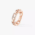 [Dream ]Move Link Pave_-Set Diamond Ring in Gold