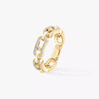 [Dream ]Move Link Pave_-Set Diamond Ring in Gold