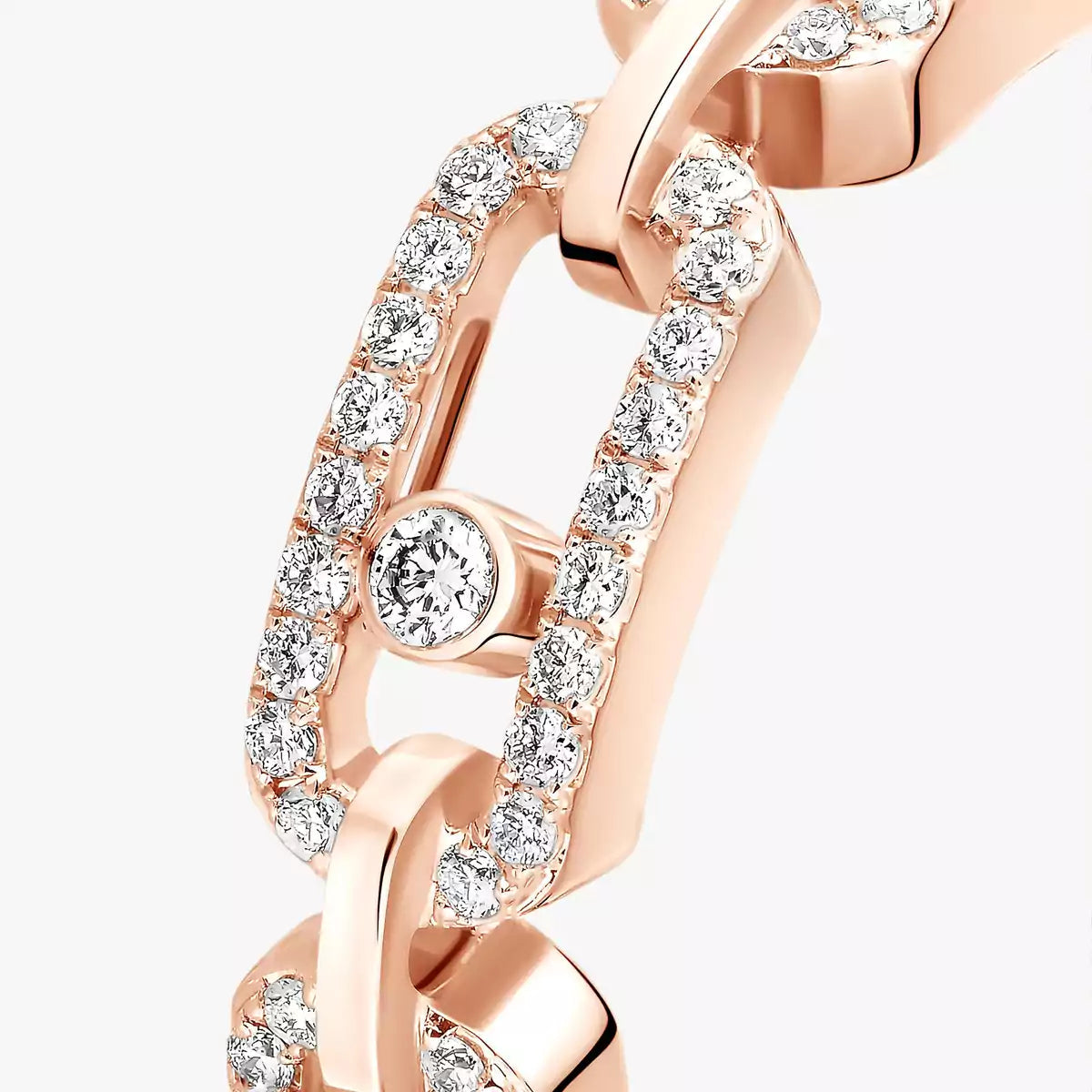 [Dream ]Move Link Pave_-Set Diamond Ring in Gold