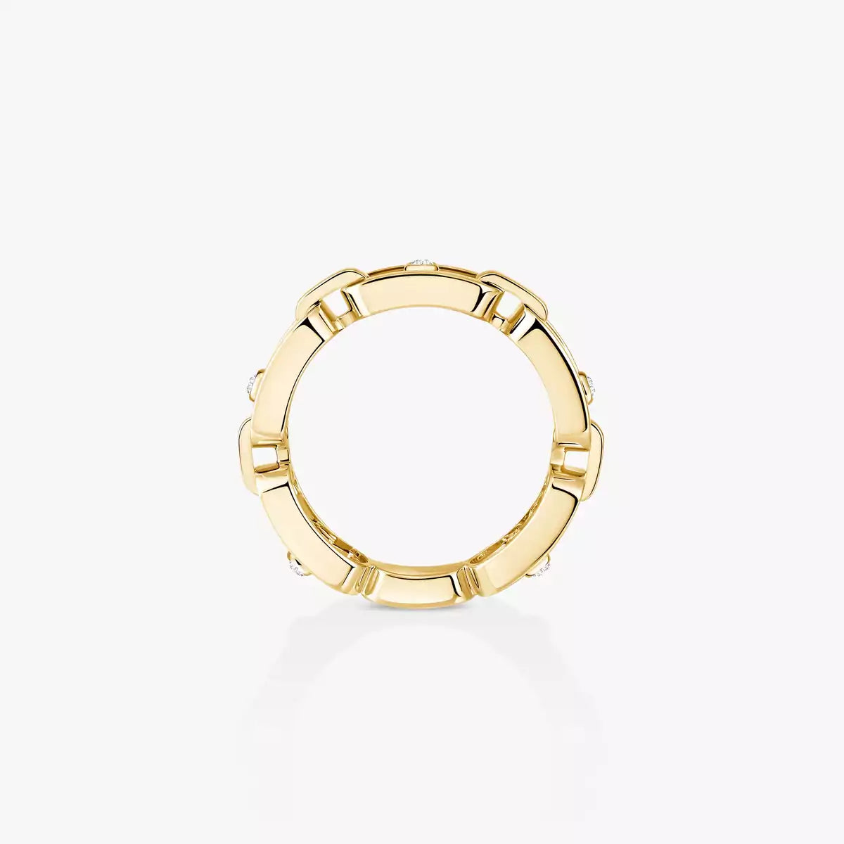 [Dream ]Move Link Pave_-Set Diamond Ring in Gold