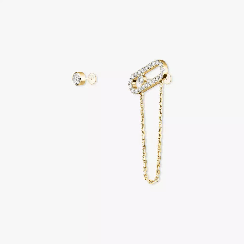 [Dream ]Move Uno Diamond Earrings