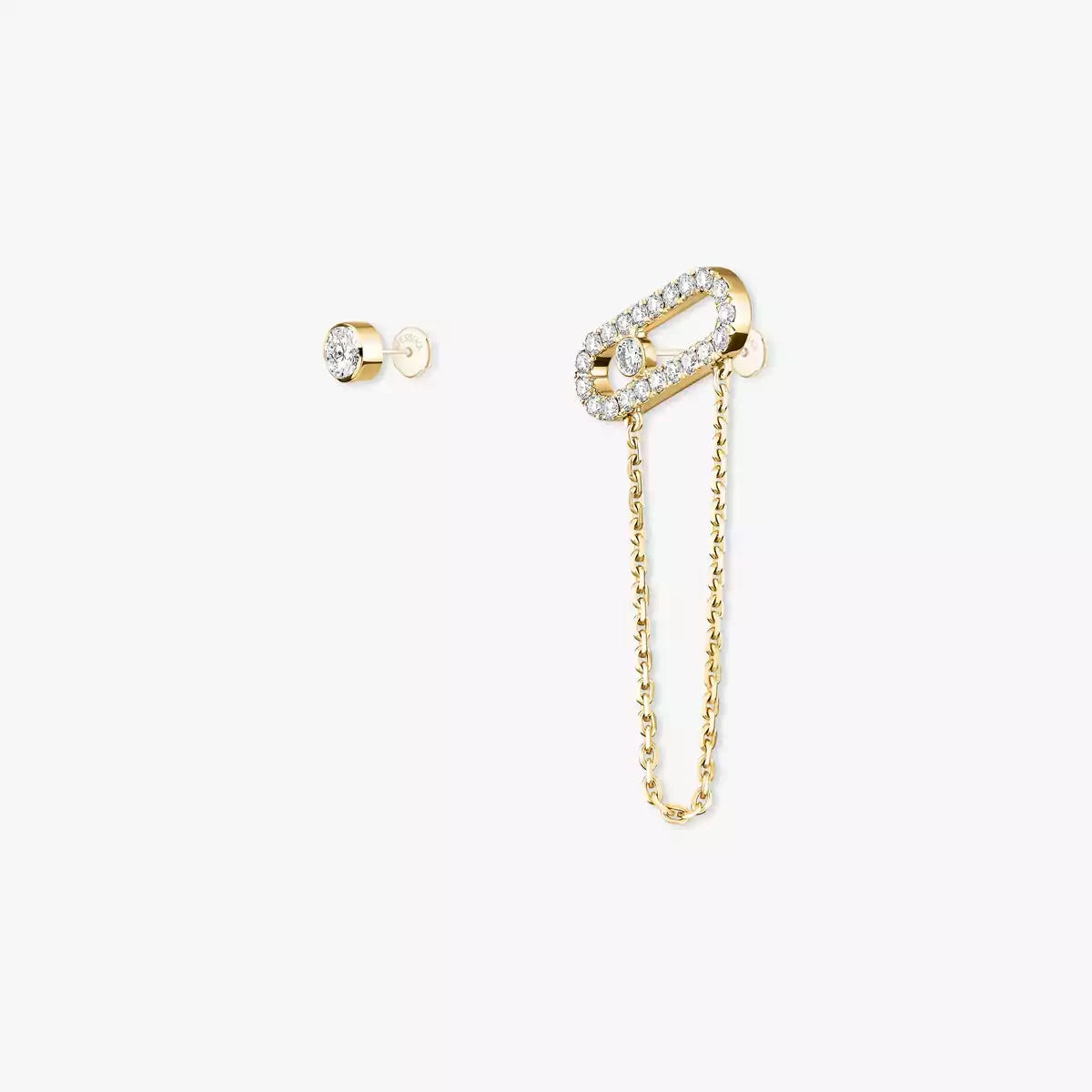 [Dream ]Move Uno Diamond Earrings
