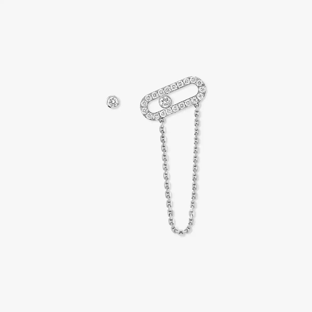 [Dream ]Move Uno Diamond Earrings