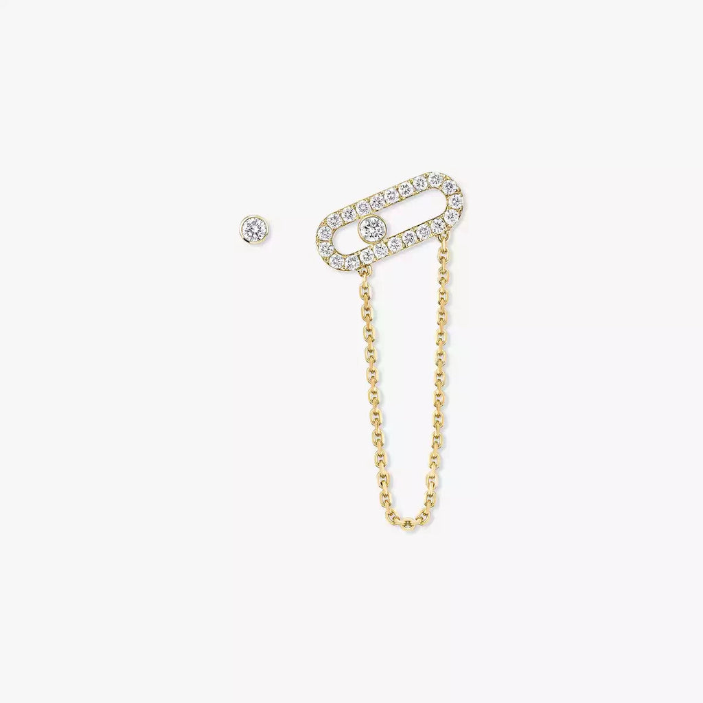 [Dream ]Move Uno Diamond Earrings