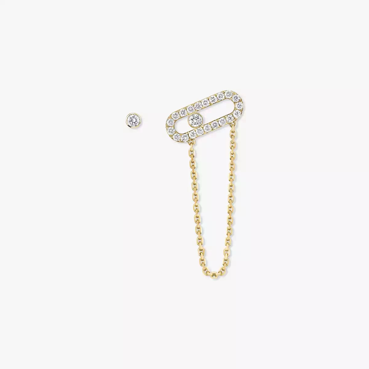 [Dream ]Move Uno Diamond Earrings