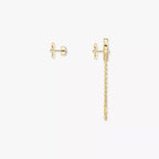 [Dream ]Move Uno Diamond Earrings