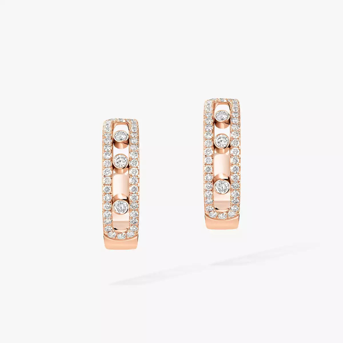 [Dream ]Diamond Pave_ Hoop Earrings Move