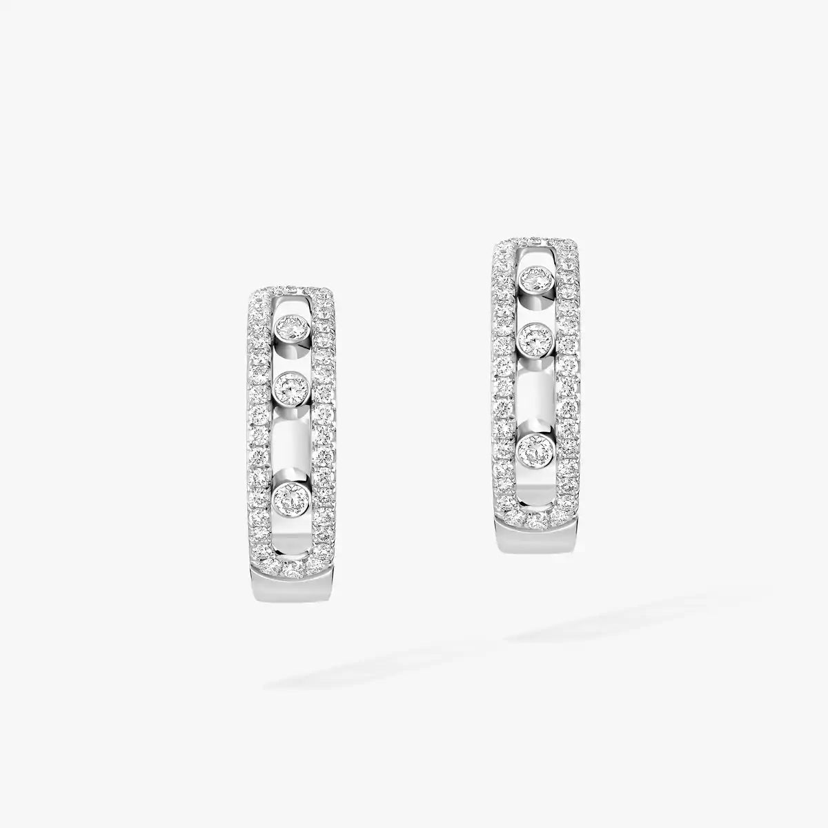 [Dream ]Diamond Pave_ Hoop Earrings Move