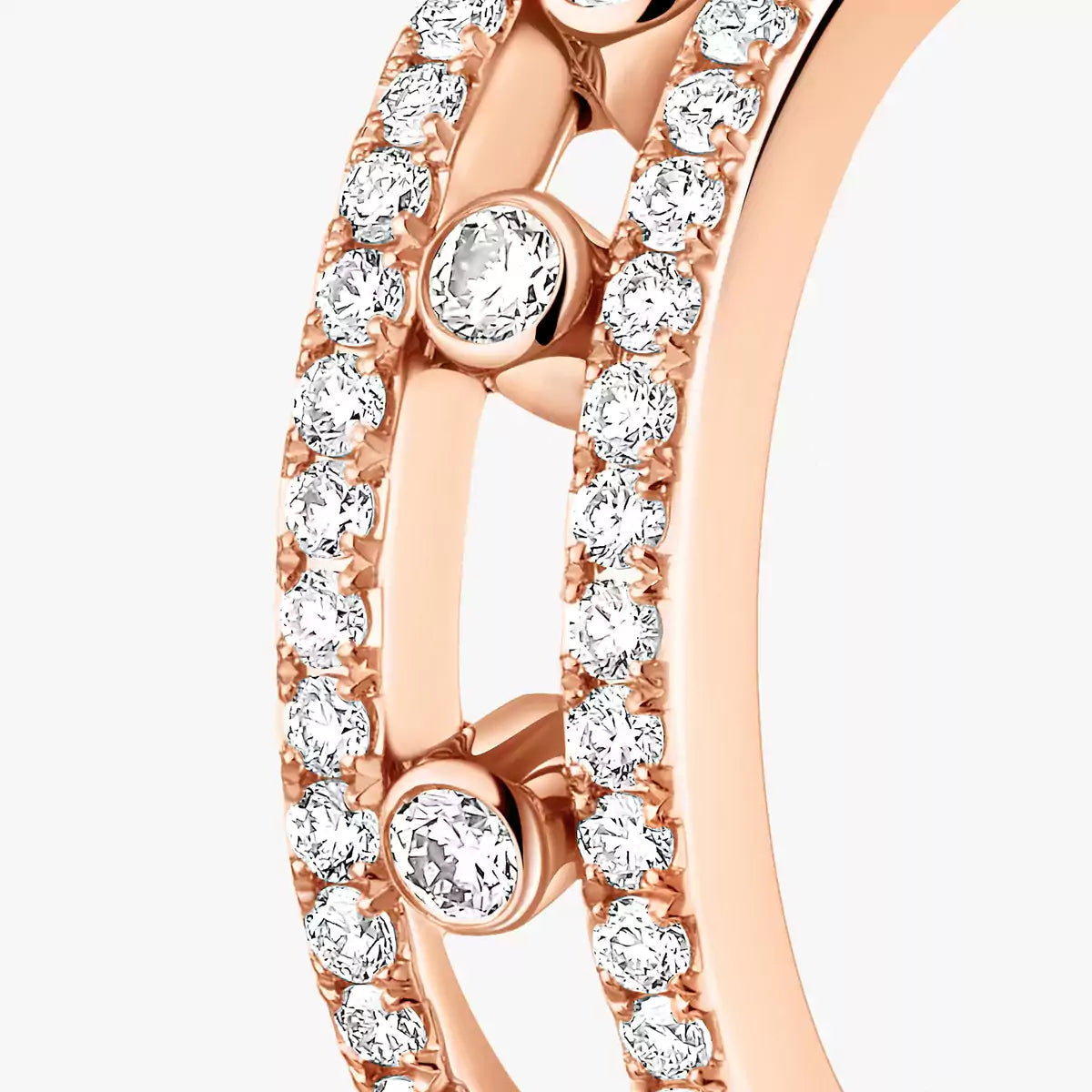 [Dream ]Diamond Pave_ Hoop Earrings Move