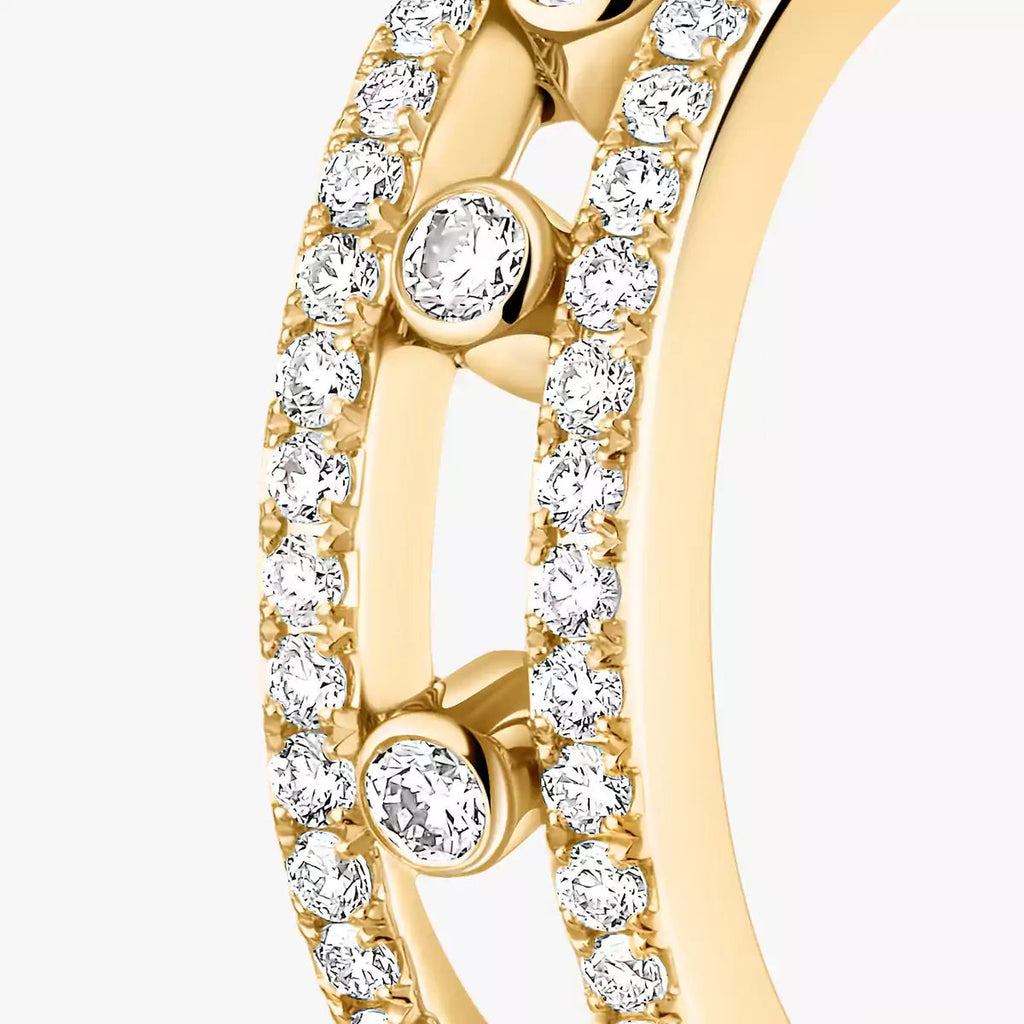 [Dream ]Diamond Pave_ Hoop Earrings Move