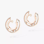 [Dream ]Move Romane Small Diamond Hoop Earrings