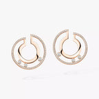 [Dream ]Move Romane Small Diamond Hoop Earrings