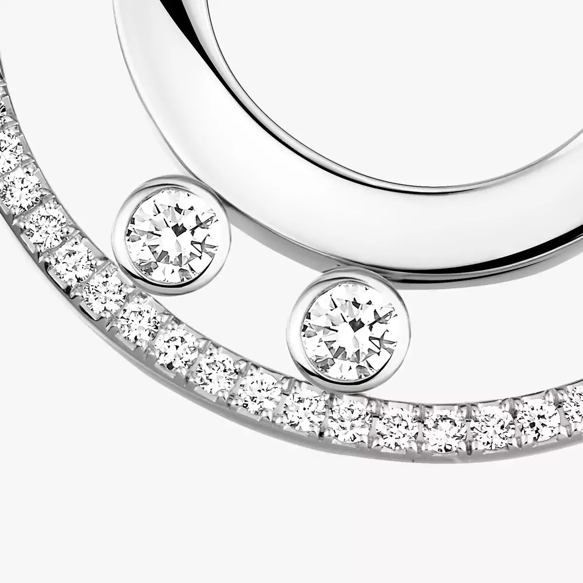 [Dream ]Move Romane Small Diamond Hoop Earrings
