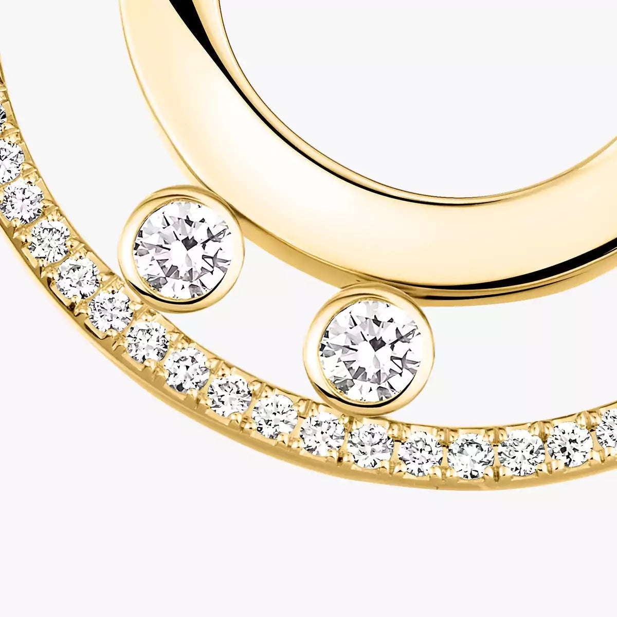 [Dream ]Move Romane Small Diamond Hoop Earrings