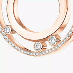 [Dream ]Move Romane Small Diamond Hoop Earrings