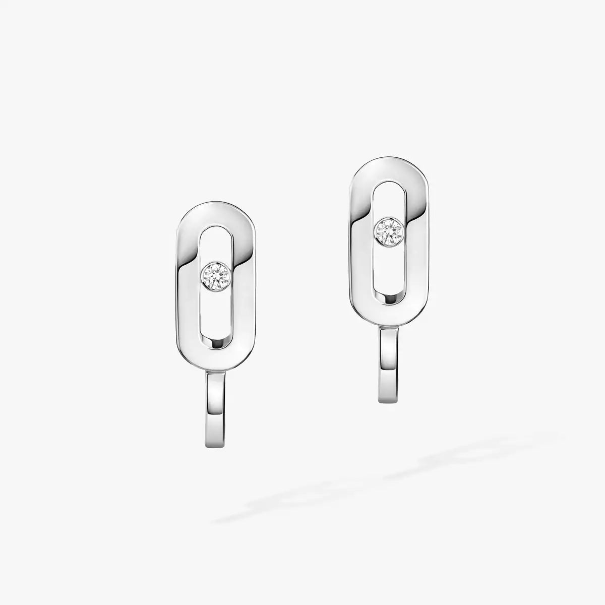 [Dream ]Diamond Mini Hoop Earrings Move Classique