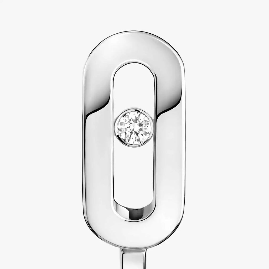 [Dream ]Diamond Mini Hoop Earrings Move Classique