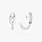 [Dream ]Diamond Mini Hoop Earrings Move Classique