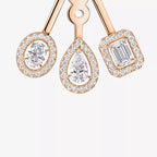 [Dream ] My Twin Trio  Diamond Earrings