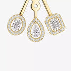 [Dream ] My Twin Trio  Diamond Earrings
