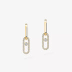 [Dream ]Move Link Diamond Earrings