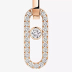 [Dream ]Move Link Diamond Earrings