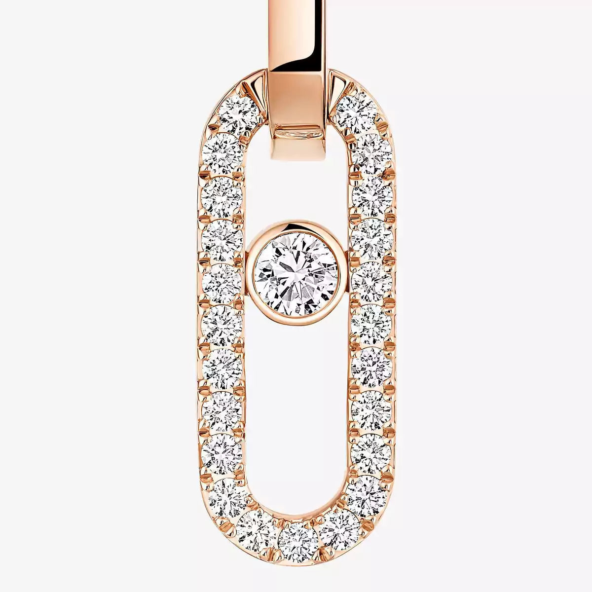 [Dream ]Move Link Diamond Earrings