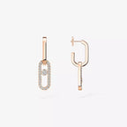 [Dream ]Move Link Diamond Earrings