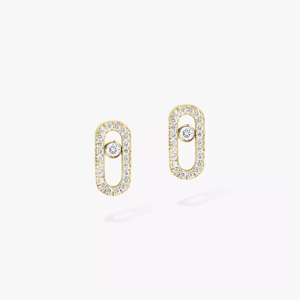 [Dream ]Move Uno Diamond Earrings