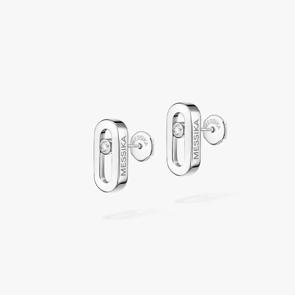 [Dream ]Move Uno Diamond Stud Earrings
