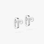 [Dream ]Move Uno Diamond Stud Earrings