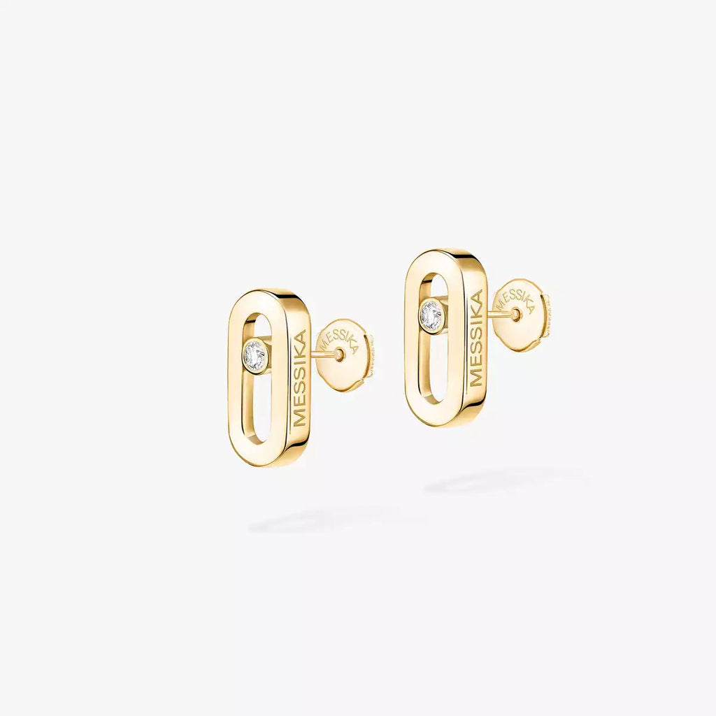 [Dream ]Move Uno Diamond Stud Earrings