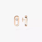 [Dream ]Move Uno Diamond Stud Earrings