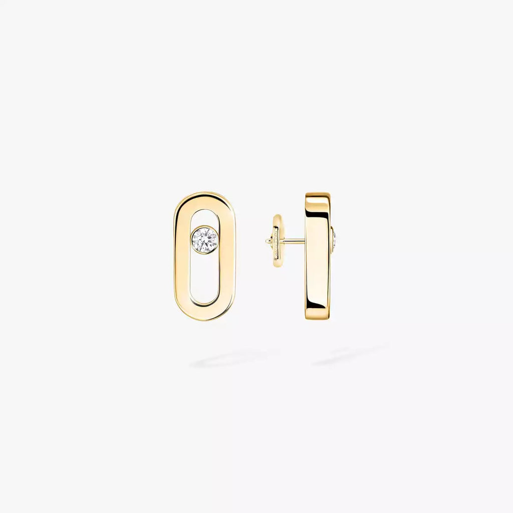 [Dream ]Move Uno Diamond Stud Earrings