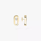[Dream ]Move Uno Diamond Stud Earrings