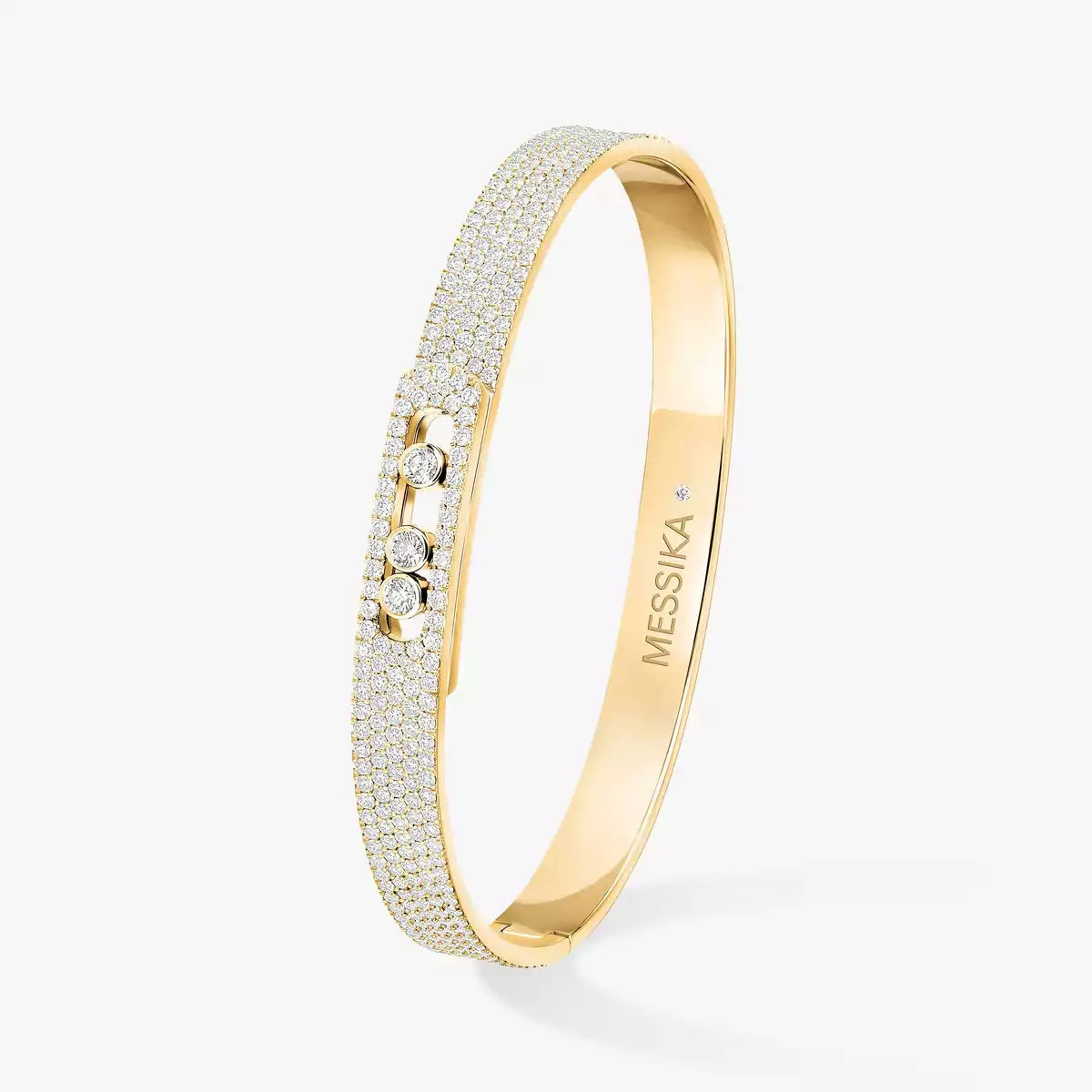[Dream ]Move Noa Full Pav茅 Diamond Bangle Bracelet
