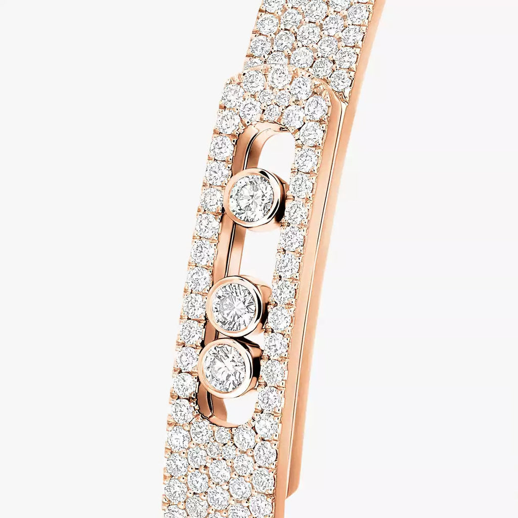 [Dream ]Move Noa Full Pav茅 Diamond Bangle Bracelet
