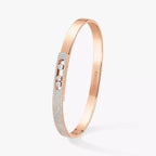 [Dream ]Move Noa Rose Gold Pav茅 Diamond Bangle Bracelet