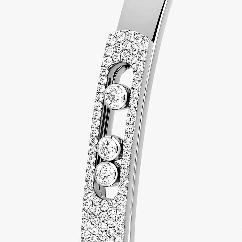 [Dream ]Move Noa Rose Gold Pav茅 Diamond Bangle Bracelet