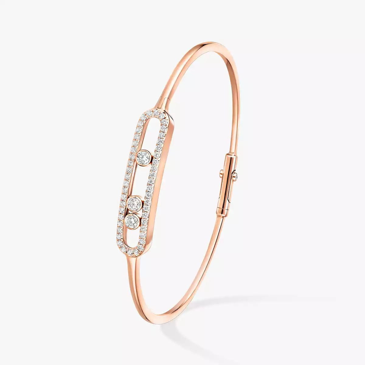 [Dream ]Move Pav茅 Diamond Bangle Bracelet M