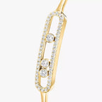 [Dream ]Move Pav茅 Diamond Bangle Bracelet M