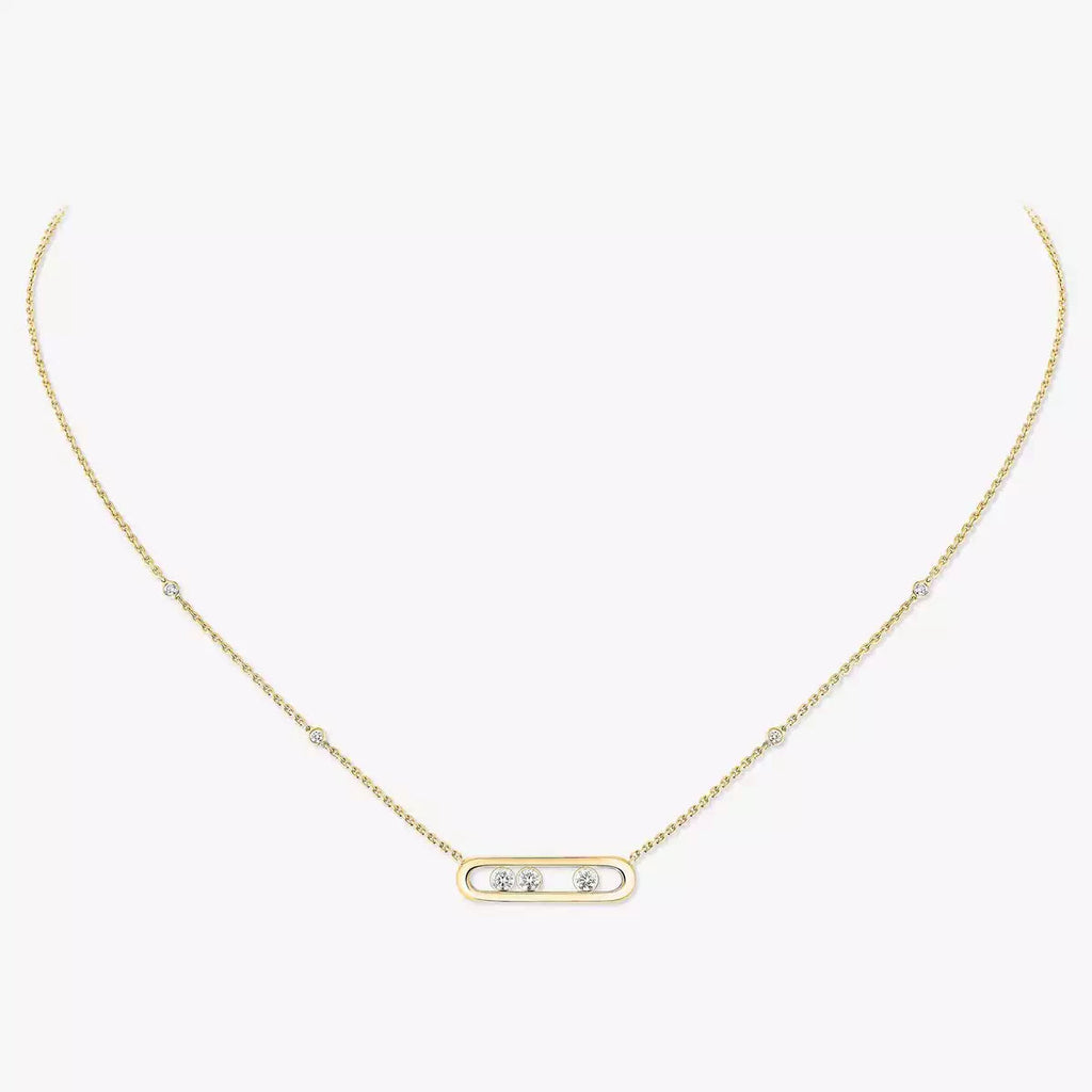 [Dream ] Baby Move Gold Diamond Necklace