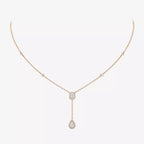 [Dream ]Gold Diamond Tie Necklace