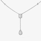 [Dream ]Gold Diamond Tie Necklace