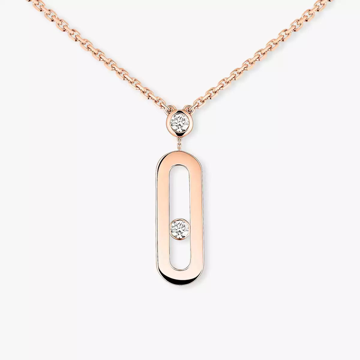 [Dream ] Move Uno Gold Diamond Long Necklace