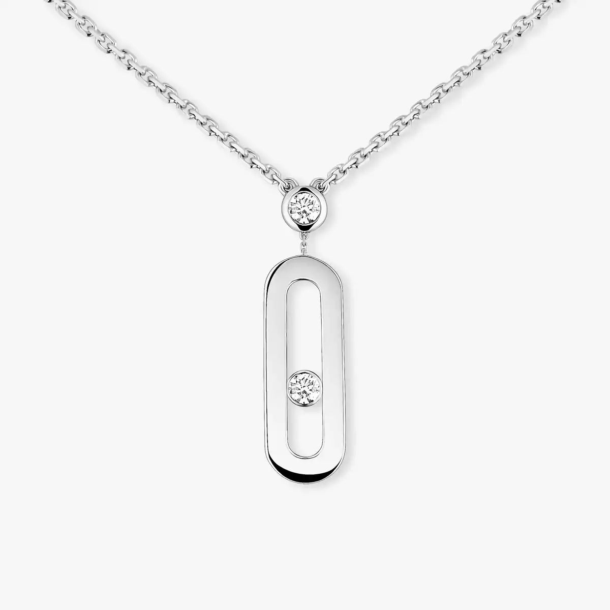 [Dream ] Move Uno Gold Diamond Long Necklace