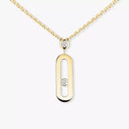 [Dream ] Move Uno Gold Diamond Long Necklace