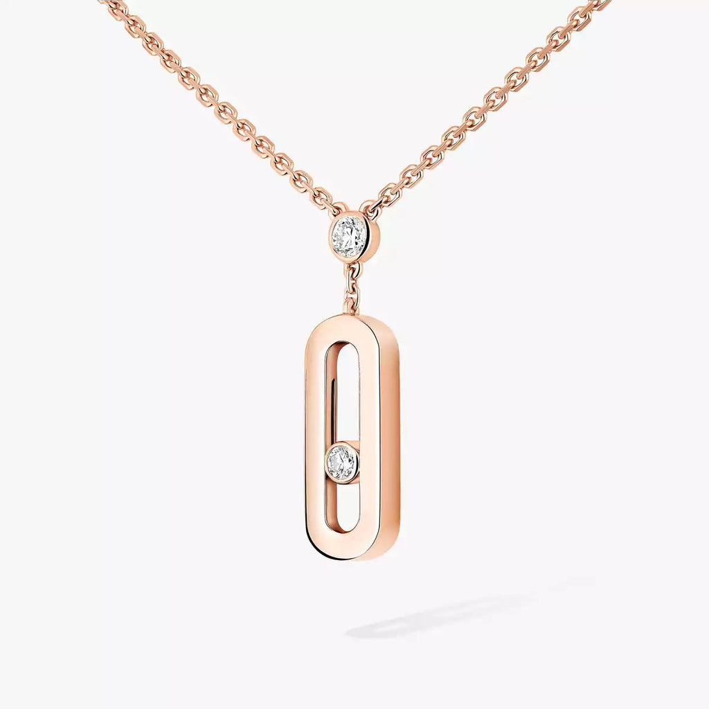 [Dream ] Move Uno Gold Diamond Long Necklace