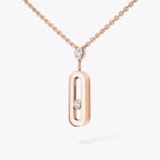 [Dream ] Move Uno Gold Diamond Long Necklace