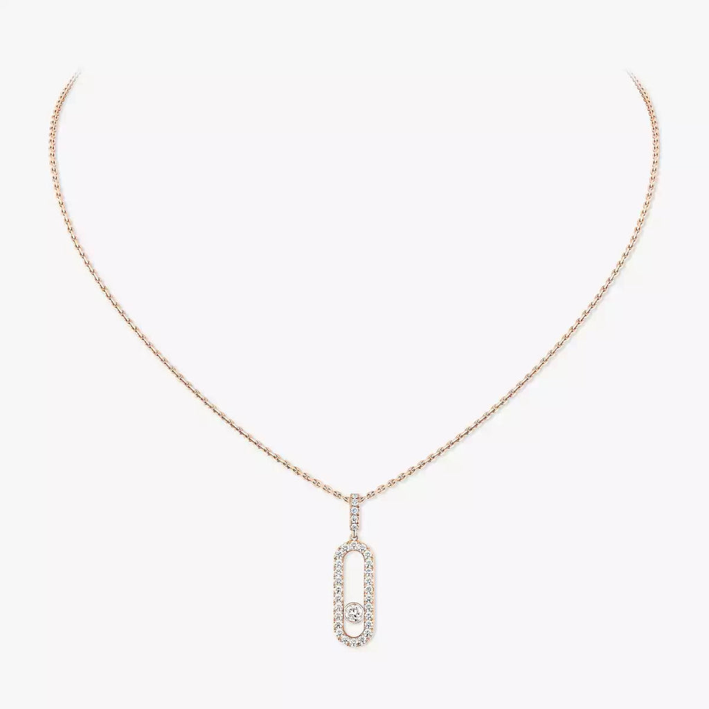 [Dream ]Move Uno Diamond Necklace in Rose Gold